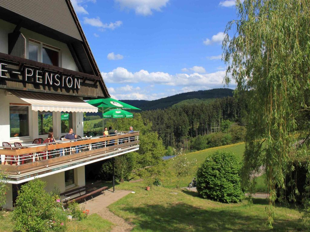 Hotel Café Pfaus Heidburg Mühlenbach Exterior foto